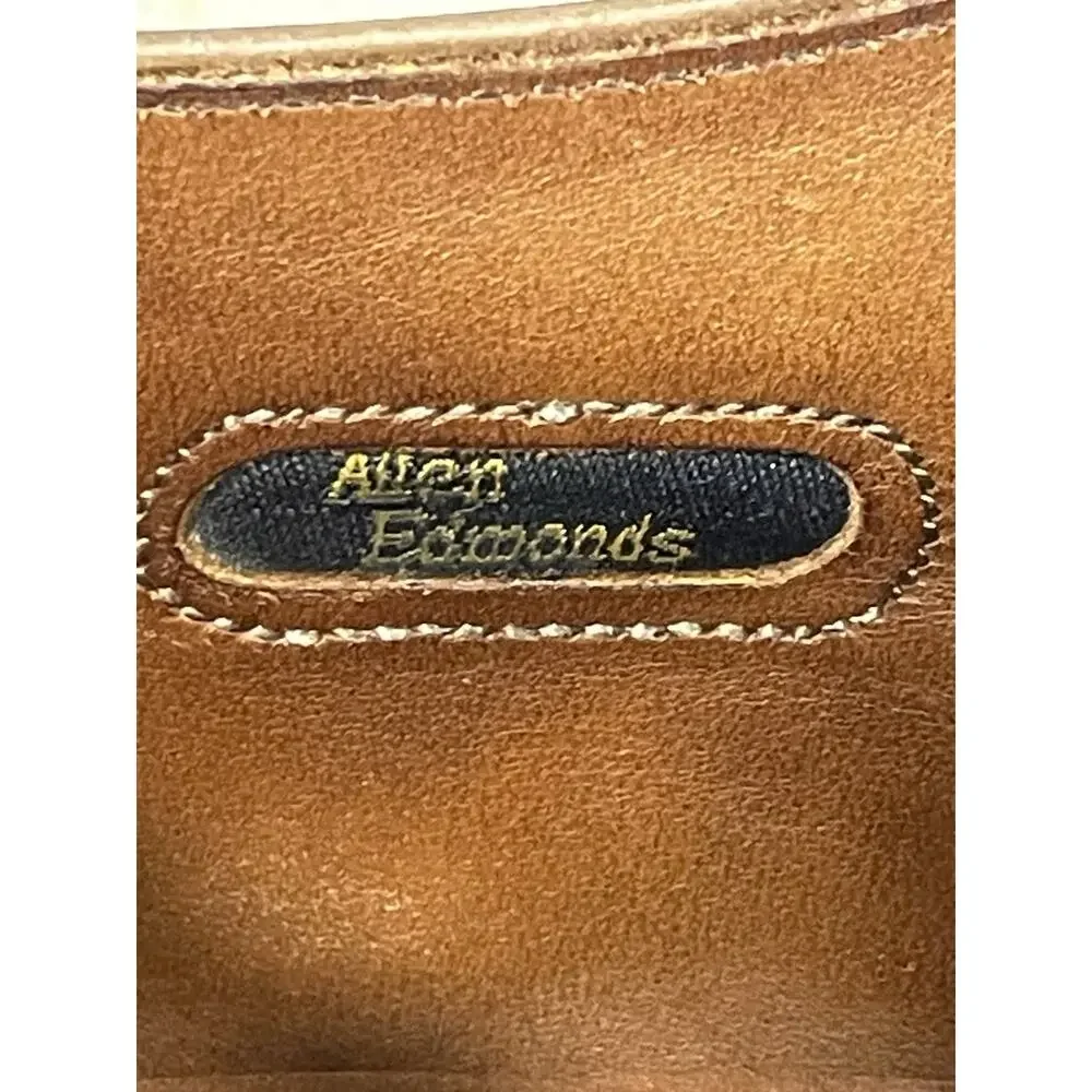 Allen Edmonds Montgomery Brown Moc Toe Lace Up Blucher Men’s Size 9.5 -Preppy